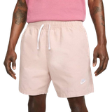 Nike Club Men's Woven Washed Flow Shorts - Pink Oxford/White