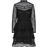 Y.A.S Alberta LS New Lace Dress - Black