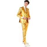 Teenagere Dragter & Tøj Kostumer OppoSuits Teen Groovy Gold Dress 158/164