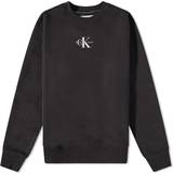 Calvin Klein Herre - Sweatshirts Sweatere Calvin Klein Cotton Blend Fleece Sweatshirt BLACK