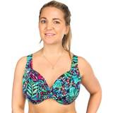 Sunseeker Dame Bikinitoppe Sunseeker Jungle Chalk Plus Cup Top Green Pattern * Kampagne *