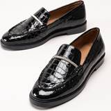 Lak - Slip-on Sko Copenhagen Shoes Loafers Lovely CS7735-0001 BLACK