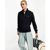 Fred Perry Polyester Overdele Fred Perry M3574 Mand Sweatshirts Bomuld hos Magasin Navy/darkcaramel