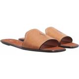 Ralph Lauren Slip-on Højhælede sko Ralph Lauren Polo Sandals Flat Sandals brown Sandals for