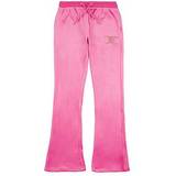 Piger - Velour Bukser Juicy Couture Youths Velour Bootcut Joggers Fuchsia Pink 15-16