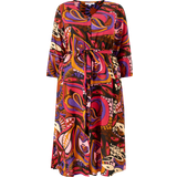 56 - XS Kjoler Zhenzi viskose kjole Jessika Pink