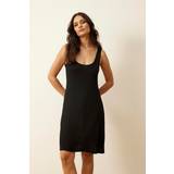 Slip-kjoler IN FRONT Slip Tank Kjole, Farve: Black, Størrelse: XXL, Dame