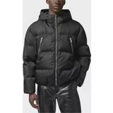 Versace Overtøj Versace Hooded puffer jacket 1b000_black