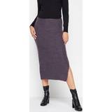 16 - Lilla Nederdele LTS Tall Midi Knitted Skirt Purple 14-16