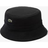 Lacoste Sort Tilbehør Lacoste Unisex Organic Cotton Bucket Hat Black