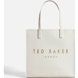 Ted Baker Skind Tasker Ted Baker Crinkon Faux Leather Large Tote Bag White