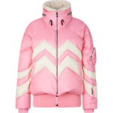 Bogner Dame Jakker Bogner SPORT Valea down ski jacket for women Pink/Off-white 12/XL