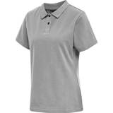 50 - Dame Polotrøjer Hummel Red Stretch Short Sleeve Polo Grey Woman