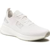 EA7 Herre Sneakers EA7 – Vita och silverfärgade träningsskor-Vit/a