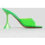 41 ½ - Grøn Højhælede sko Amina Muaddi Heeled Sandals Woman colour Green Green