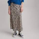 La Redoute Rund hals Tøj La Redoute Recycled Midaxi Skirt in Zebra Print
