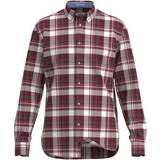 Pepe Jeans Hvid Skjorter Pepe Jeans Checked Cotton Shirt In Regular Fit With Long Sleeves