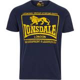 Lonsdale Dame Tøj Lonsdale Hounslow Short Sleeve T-shirt Blue Man