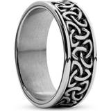 Smykker Evan Enzo Trinity Knot Sølvfarvet Ring