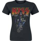 Kiss 56 Tøj Kiss T-shirt Band-Photo till Damer sort