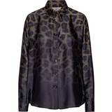 Firkantet - Leopard - Polyester Tøj Alma Shirt