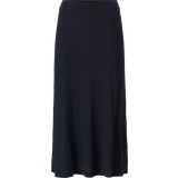 Tommy Hilfiger Nederdele Tommy Hilfiger Nederdel Micro Cable Flared Skirt Blå