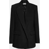 Chloé Viskose Blazere Chloé Women's Tailored Wool-Blend Jacket Black Black