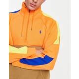 Polo Ralph Lauren Orange Tøj Polo Ralph Lauren Double-Knit Mesh Sweatshirt