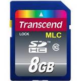 8 GB Hukommelseskort Transcend TS8GSDHC10 8 GB SD-Karte, Speicherkarte
