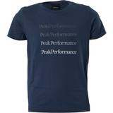 Peak Performance Børnetøj Peak Performance Junior Ground Tee Blue Shadow, Unisex, Tøj, T-shirt, Blå
