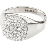 Pilgrim Krystal Ringe Pilgrim CINDY recycled krystal ring sølvbelagt
