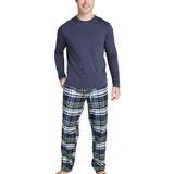 Jockey Herre Bukser & Shorts Jockey Pants Flannel Blue/Lightblue
