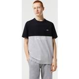 Lacoste Jersey Overdele Lacoste Logo-Printed Cotton T-Shirt Blue