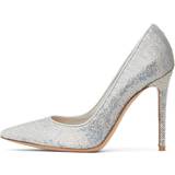 Stof - Sølv Højhælede sko Gianvito Rossi Glitter-embellished pumps silver