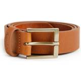 Weird Fish Penny Leather Belt Brown