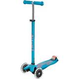 Micro Legetøj Micro Scooter Maxi Deluxe Caribbean Blue LED