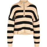 Noisy May Dame Sweatere Noisy May Knitted Zip Pullover