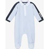 Bodyer BOSS Baby Contrast Polo Sleepsuit, Blue/Multi