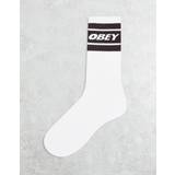 Obey Undertøj Obey Cooper Ii Socks White Java Brown