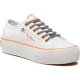 Pepe Jeans Dame Sneakers Pepe Jeans Sneakers Ottis W Bass PLS31299 Weiß