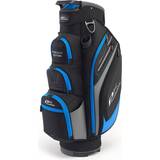 Golf Bags Powakaddy Black/Gun Metal/Blue 2023 Premium Edition 14-Way 12 Pockets Cart Bag