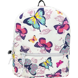 Rygsække Shein Summer Fresh Butterfly Printed Travel Backpack, school bag for graduate, teen girls, freshman, sophomore, junior & senior in college, university & high school, perfect for outdoors, travel & back to school
