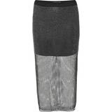 Gestuz Polyester Nederdele Gestuz Yadegz Hw Skirt Nederdele 10908536 Silver Glitter