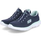 Blå - Unisex Sneakers Skechers Slip-on-sneaker summits blau