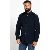 French Connection Herre Skjorter French Connection Cord Long Sleeve Shirt Navy