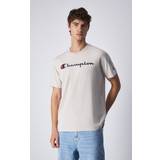 Champion Jersey Overdele Champion T-Shirt mit gesticktem Logo-Schriftzug Wollweiß 35-36