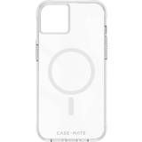 Case-Mate Apple iPhone 14 Mobilcovers Case-Mate Tough Clear MagSafe Mobiltelefon backcover Apple iPhone 15, iPhone 14, iPhone 13 Transparent