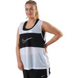 Jersey - Sort Toppe Nike Nsw Mesh Top Tank Plus White/Black, Female, Tøj, Tops, Flerfarvet