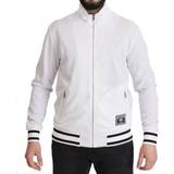54 - Nylon Overdele Dolce & Gabbana White DG D.N.A. Zipper Stretch Sweater IT54
