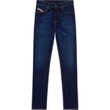 Blå - Figursyet Jeans Diesel D Finitive 09F89 Tapered Fit Jeans - Dark Blue